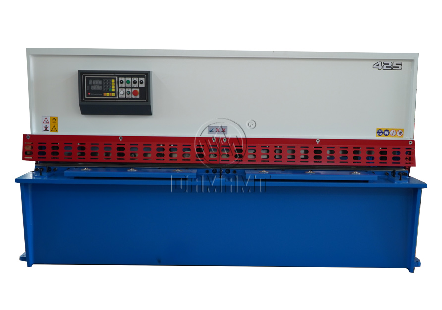 Hydraulic swing plate shears